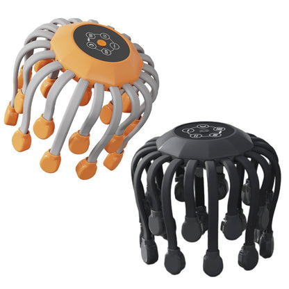 Electric Scalp Massager – 24 Head Octopus Vibration Massage Tool with Bluetooth Music for Relaxation and Stress Relief