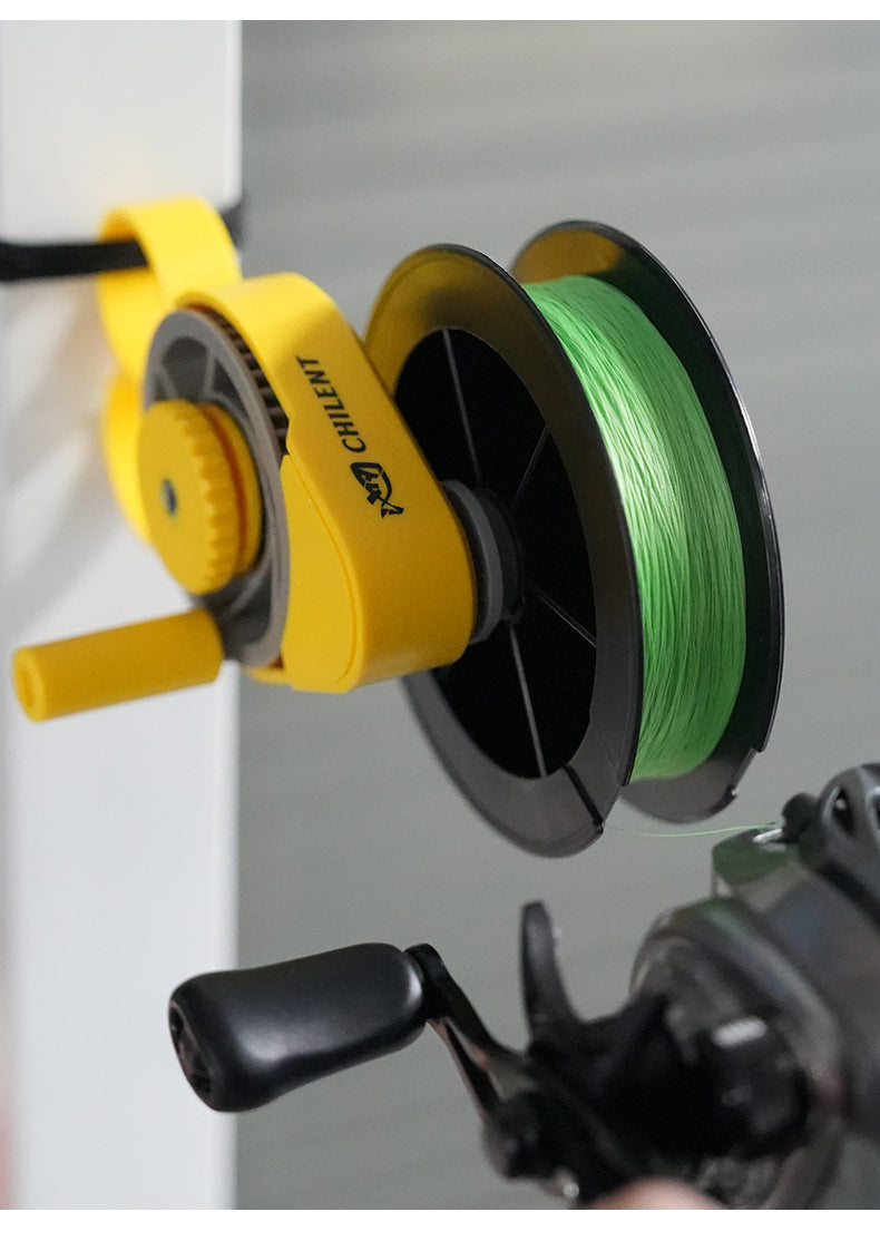 Fishing Line Spooler Tool – Portable Double Shaft Winder for 2.5X Faster Line Spooling, Multi-Scenario Fishing Gear and Tackle Setup