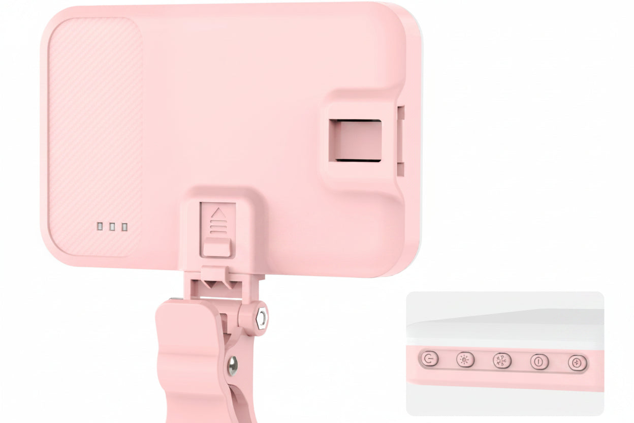 Portable LED Phone Fill Light – Compact Pocket Photography Light for Selfies, Videos, Makeup, Content Creation and Low-Light Illumination