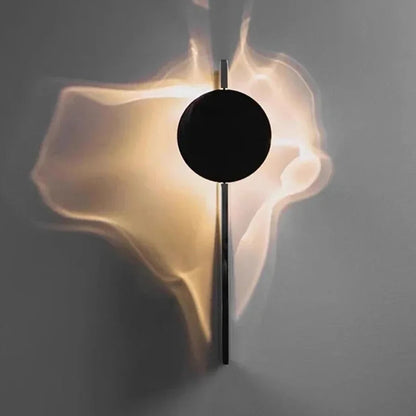 Nordic Corrugated LED Wall Sconce – Artistic Bedroom and Hallway Ambient Wall Lighting for Modern Home Decoration