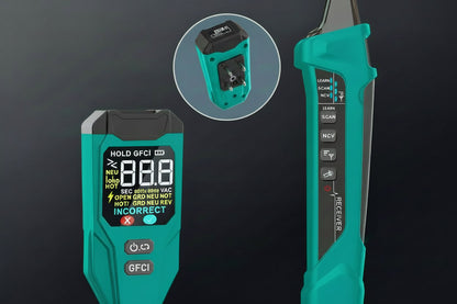 ET32 Digital Circuit Breaker Finder – GFCI Outlet Tester for Fast Electrical Wiring Identification, Socket Testing and Safer Home DIY Troubleshooting