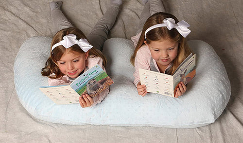 Twin Nursing Pillow Cushion - Multifunctional Baby Feeding Support Pillow with Anti-Spit Design for Comfortable Breastfeeding