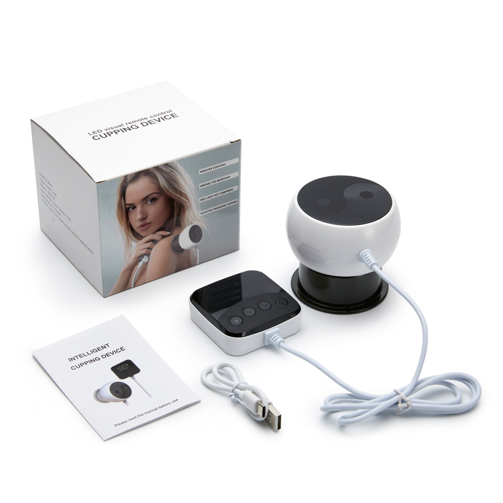 Smart Electric Cupping Massager – Vacuum Therapy Device with Remote Control for Deep Muscle Relief and Body Recovery