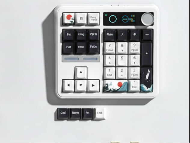 Wireless Mechanical Numpad Keyboard – Compact Gasket-Mount Numeric Keypad with Responsive Mechanical Switches for Gaming, Office and Productivity