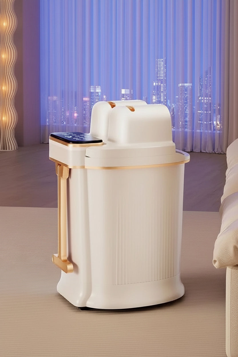 Electric Foot Bath Massager Bucket – Heated Foot Soaking Spa Basin with Temperature Control for Relaxation and Stress Relief.