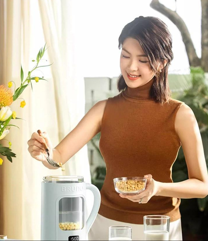 Automatic Soy Milk Maker – Mini No Filter Wall Breaking Machine for Fresh Soy Milk, Soups and Healthy Drinks