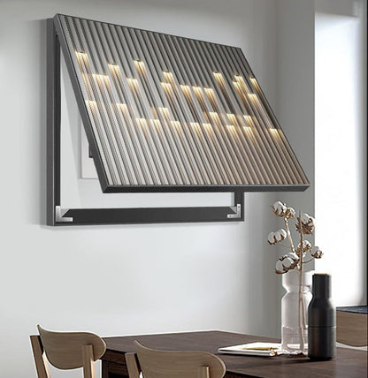 Decorative Electric Meter Box Cover – Modern Abstract Wall Art to Conceal Utility Boxes with Elegant Home Decoration