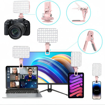 Portable LED Phone Fill Light – Compact Pocket Photography Light for Selfies, Videos, Makeup, Content Creation and Low-Light Illumination