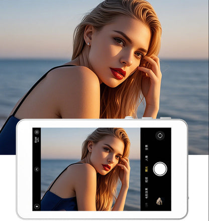 Wireless Magnetic Selfie Monitor – Rear Camera Display Screen for Smartphone Vlogging, Live Streaming and Professional Video Recording