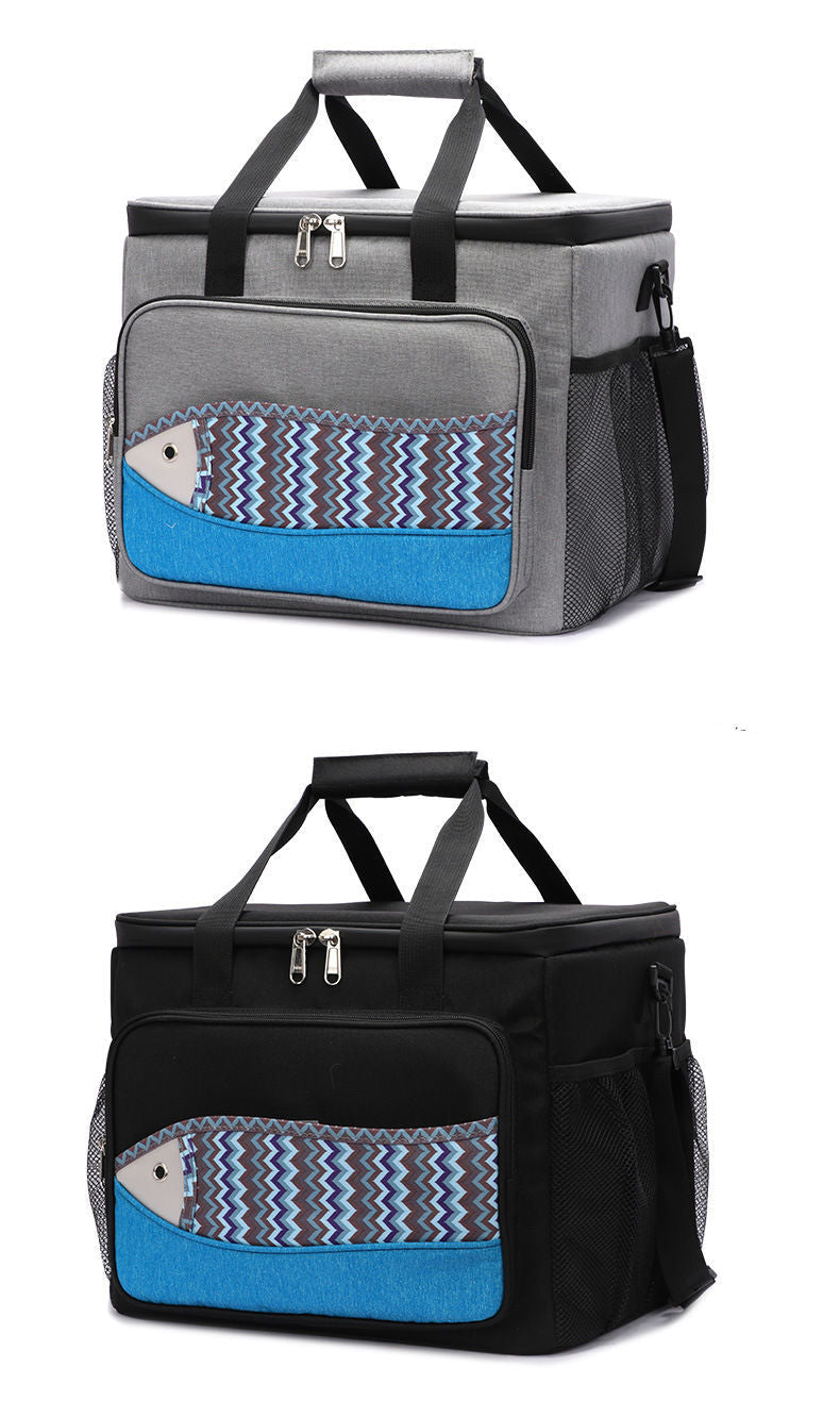 Insulated Bento Thermal Bag – Waterproof Japanese Lunch Tote with Large Capacity Storage for Picnics, Camping, Travel and Outdoor Meals