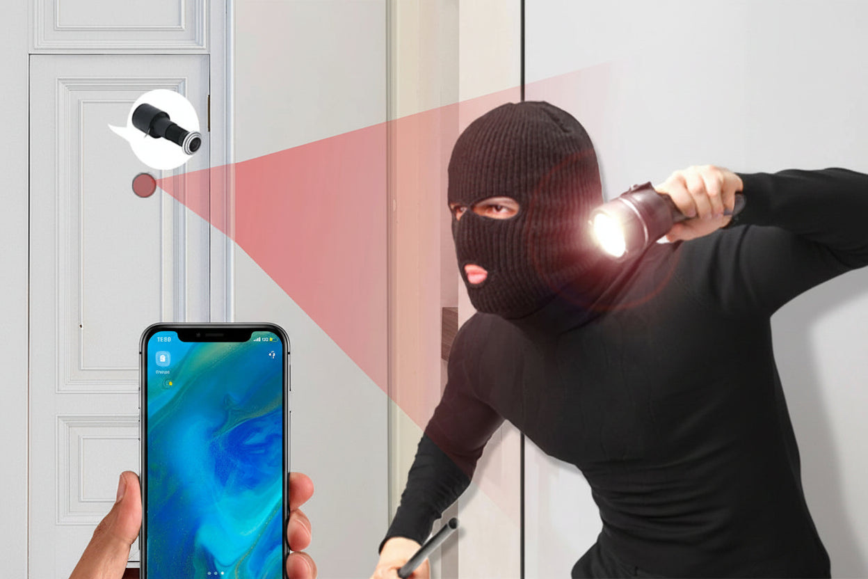 Smart Video Peephole Camera – WiFi Door Viewer with Motion Detection, ONVIF RTSP and Home Security Monitoring