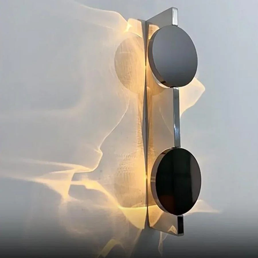Nordic Corrugated LED Wall Sconce – Artistic Bedroom and Hallway Ambient Wall Lighting for Modern Home Decoration