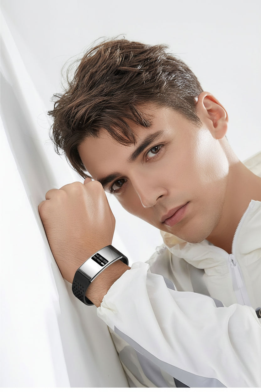 Smart Fitness Bracelet – Waterproof Health Tracker with Heart Rate and Sleep Monitoring, Sports Activity Band for Android and iOS