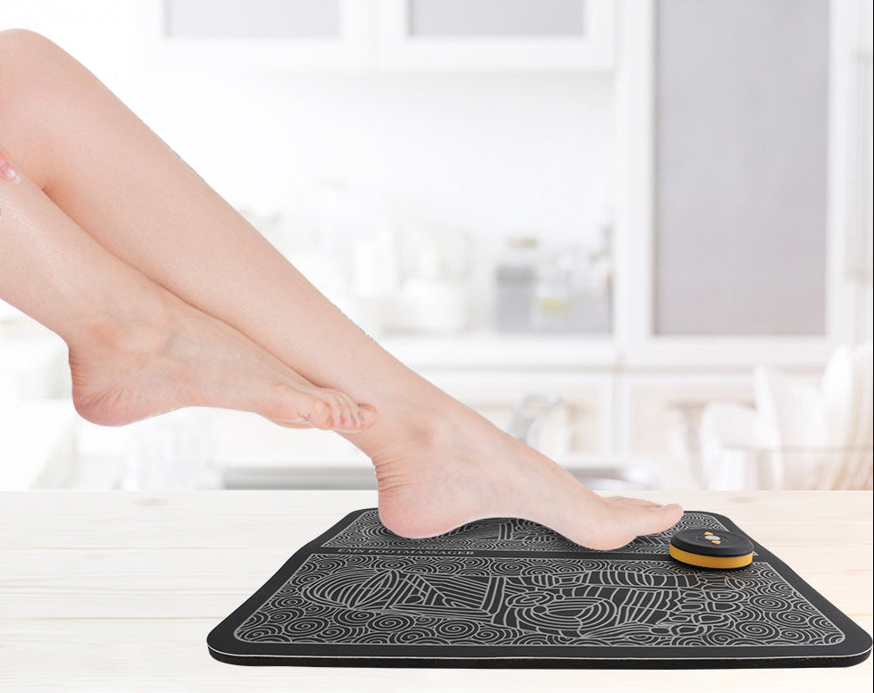 Electric Foot Massage Machine – Multifunctional EMS Vibration Massage Pad for Relaxation, Daily Foot Care and Comfortable Home Use