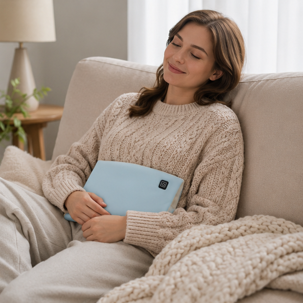 Rechargeable Electric Hot Water Bag - Portable Winter Hand Warmer Pillow with Safe Explosion Proof Heating Technology