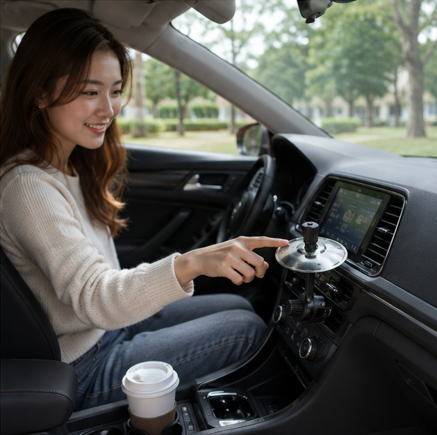 Drum Cymbal Car Air Vent Decor – Creative Musical Dashboard Accessory for Unique Vehicle Interior Styling