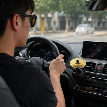 Drum Cymbal Car Air Vent Decor – Creative Musical Dashboard Accessory for Unique Vehicle Interior Styling