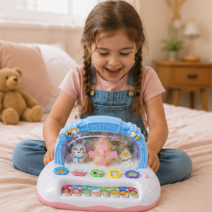 Electronic Piano Keyboard Toy-Musical Learning Instrument with Lights and Sounds for Kids Educational Development