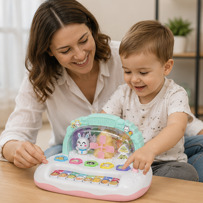 Electronic Piano Keyboard Toy-Musical Learning Instrument with Lights and Sounds for Kids Educational Development