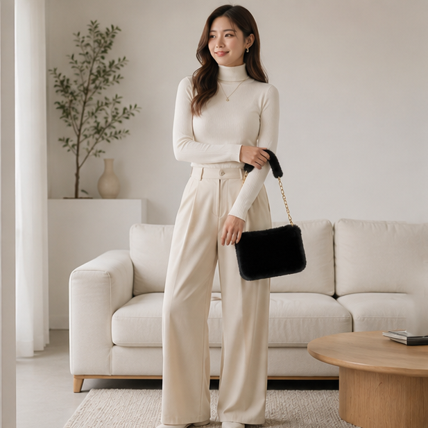 Fluffy Plush Shoulder Bag – Women's Soft Chain Underarm Handbag for Winter Fashion, Travel and Everyday Style