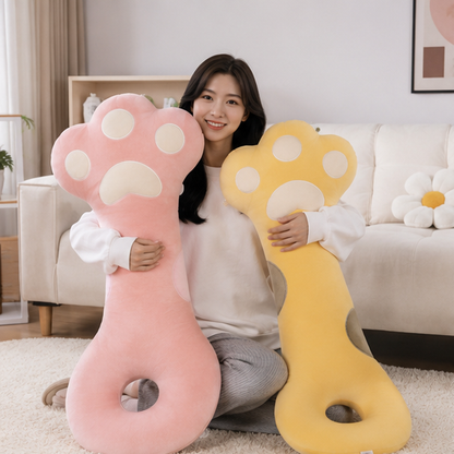 Giant Cat Paw Plush Pillow - Soft Decorative Cushion for Bedrooms, Gifts and Cozy Relaxation