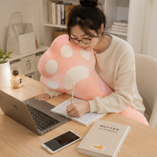 Giant Cat Paw Plush Pillow - Soft Decorative Cushion for Bedrooms, Gifts and Cozy Relaxation