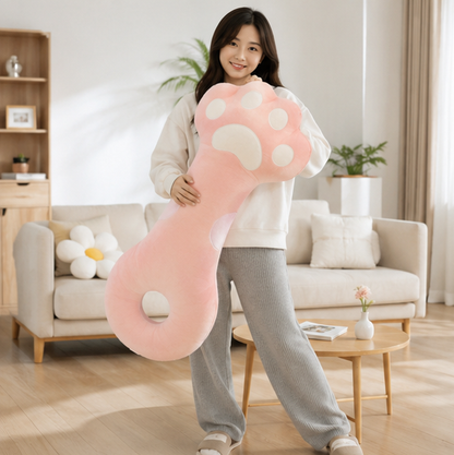 Giant Cat Paw Plush Pillow - Soft Decorative Cushion for Bedrooms, Gifts and Cozy Relaxation
