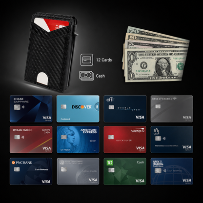 VaultGuard™ Leather RFID Pop-Up Wallet