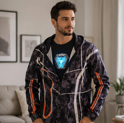 Arc Reactor Chest Light - Wearable Marvel Avengers Iron Man MK50 LED Collectible Cosplay Display Gift for Fans and Kids