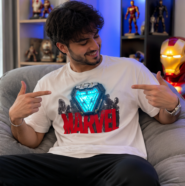Arc Reactor Chest Light - Wearable Marvel Avengers Iron Man MK50 LED Collectible Cosplay Display Gift for Fans and Kids