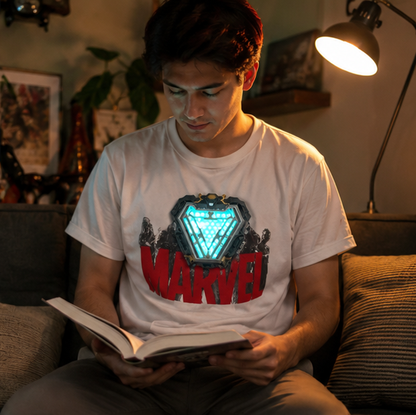 Arc Reactor Chest Light - Wearable Marvel Avengers Iron Man MK50 LED Collectible Cosplay Display Gift for Fans and Kids