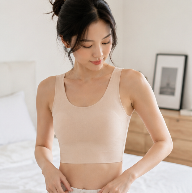 Invisible Wireless Shapewear Bra – Seamless Supportive Corset Bra for Everyday Comfort, Natural Lift and Smooth Silhouette