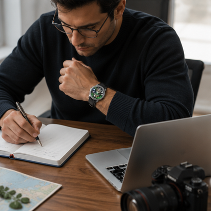 Luxury Waterproof Mechanical Wristwatch - Stainless Steel Mens Watch with Automatic Movement and Premium Designer Style