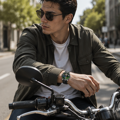 Luxury Waterproof Mechanical Wristwatch - Stainless Steel Mens Watch with Automatic Movement and Premium Designer Style