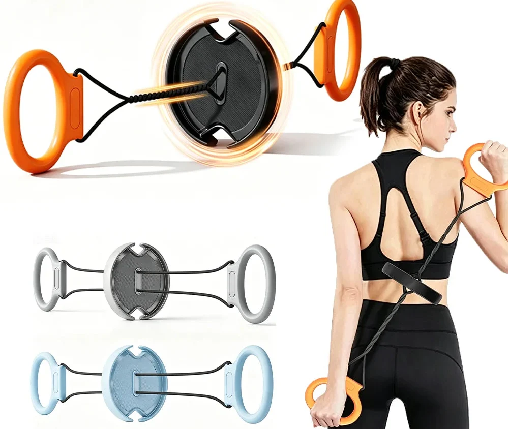Foldable Chest Expander – Anti Slip Resistance Trainer for Arm, Chest and Shoulder Muscle Strength Development