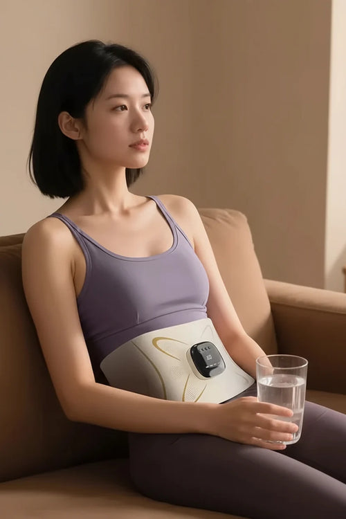 Waist Massager Belt - Electric Body Shaping Slimming Belt with Microcurrent Heating and Muscle Relaxation Technology