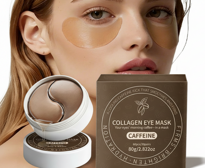 Caffeine Brightening Under-Eye Mask – Firming Eye Patches for Dark Circles, Puffiness and Tired Eyes with a Refreshed Appearance