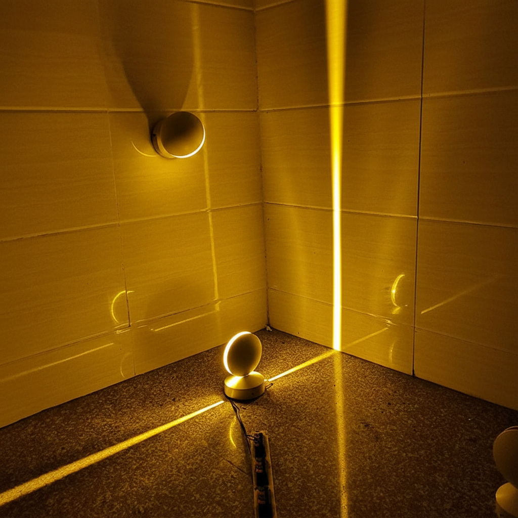 Modern LED Wall Light – Aluminum Indoor Outdoor Sconce for Hallways, Staircases, Gardens and Contemporary Home Lighting