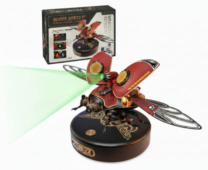 Robotime Titan Beetle Model – Intelligent Mechanical Rhinoceros Beetle Collectible Toy with Interactive Motion and Display Appeal