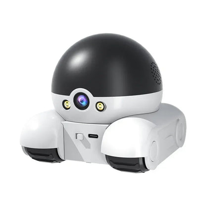 Rotating Pet Camera –360°  Interactive Home Security Camera with Two-Way Audio, Night Vision Detection and Remote Monitoring for Dogs and Cats