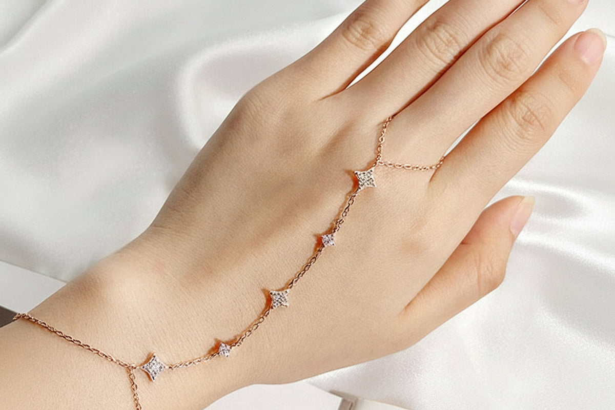 Gold-Plated Certified Moissanite Bracelet – 14K Adjustable 14-21cm S925 Sterling Silver Lab Diamond-Look Chain Jewelry for Women, Girls and Elegant Gifts