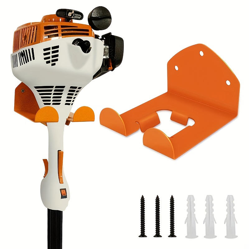 Heavy Duty Garage Tool Hanger – Wall Mounted Steel Storage Hook for Hedge Trimmers, Auto Tools and Workshop Organization
