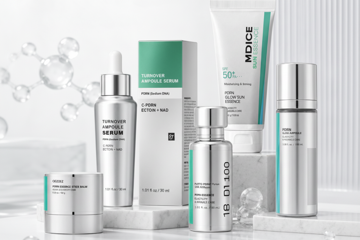 Peptide Collagen Lifting Serum Set – PDRN Skin Firming Ampoule Essence for Hydration, Tightening and Radiant Anti-Aging Skincare