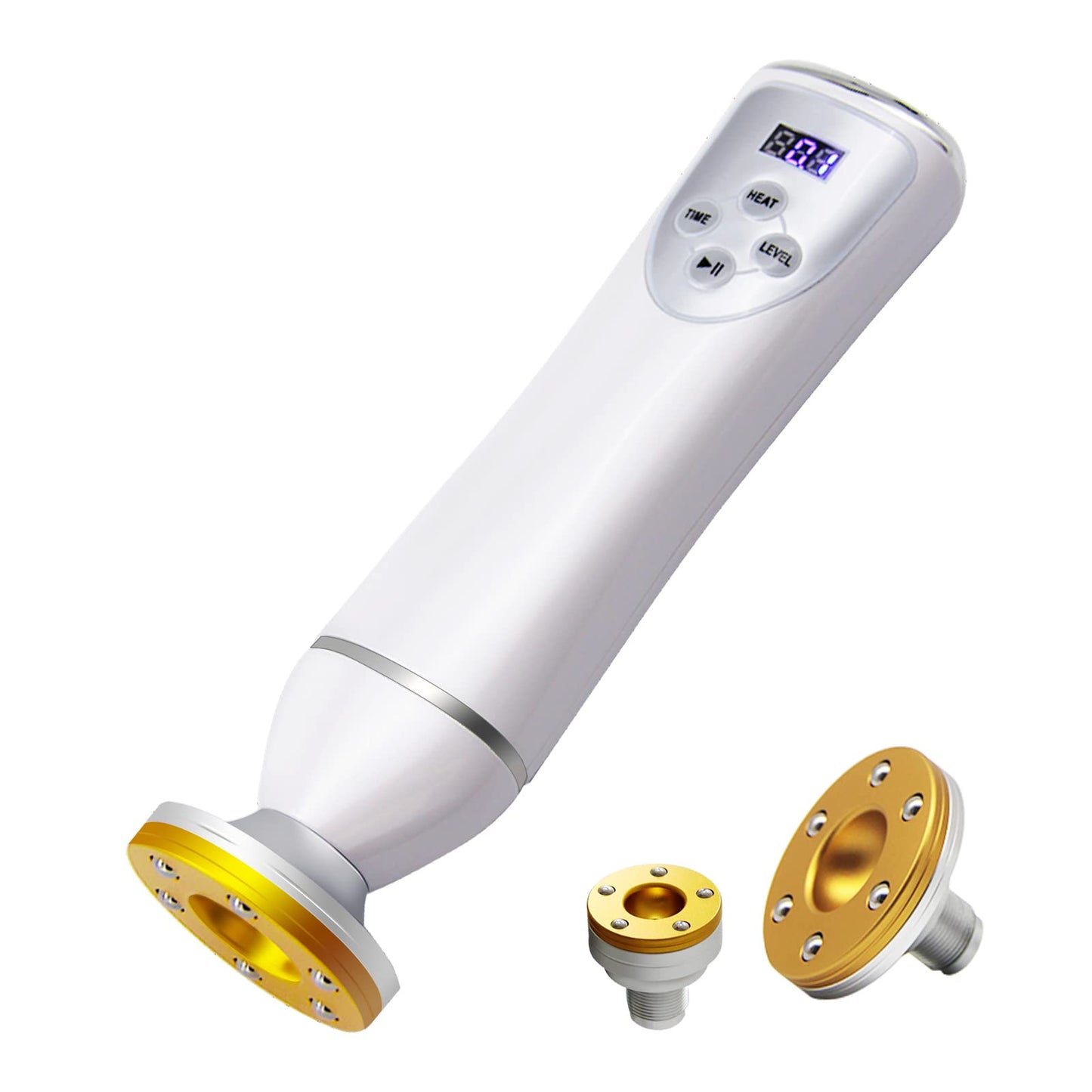 Electric Cupping Massager – Adjustable Vacuum Gua Sha Device with Three Heads for Body Sculpting, Relaxation, Skin Care and Massage