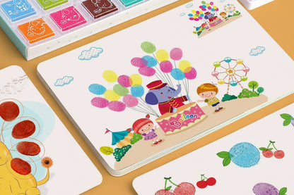 DIY Finger Painting Toy Kit – Montessori Creative Coloring Set for Kids with Graffiti Art Activities and Educational Fun