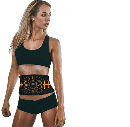 Smart EMS Abdominal Toning Belt – USB Rechargeable Muscle Stimulator and Ab Trainer for Core Fitness, Body Toning and Workout Support