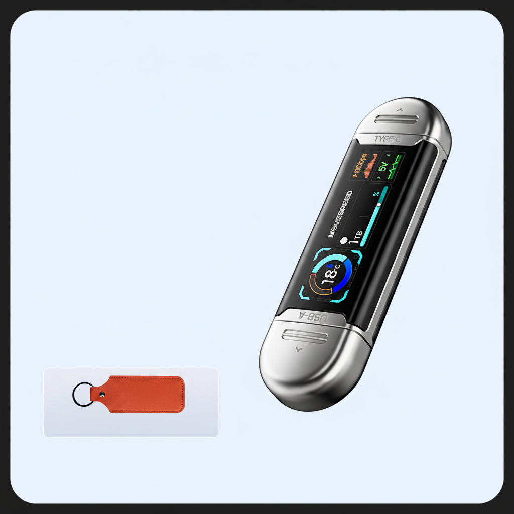 USB 3.2 Gen2 SSD Flash Drive – High Speed Type C Pendrive for iPhone, PC and Large File Storage