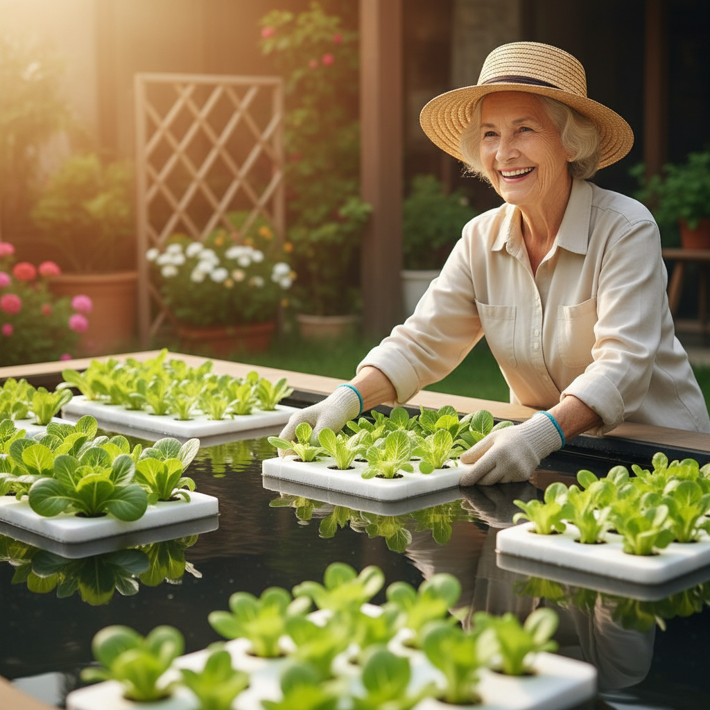 Hydroponic Planting Board – 24-Hole Floating Grow Raft for Fish Ponds, Balcony Gardens, Greenhouses, Soilless Vegetable Cultivation