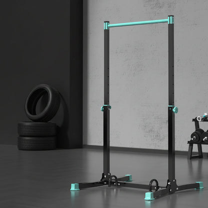 Indoor Pull Up Bar Station – Floor Standing Single Pole Fitness Frame for Home Strength and Bodyweight Training