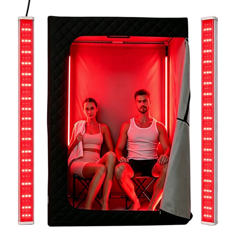 Full-Body Red Light Therapy Lamp – Portable Near-Infrared LED Panel for Home Beauty Care, Relaxation, Recovery Routines and Targeted Light Sessions